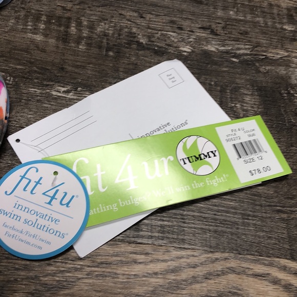 For 4u swim top bathing suit nwt slimming - Picture 3 of 6